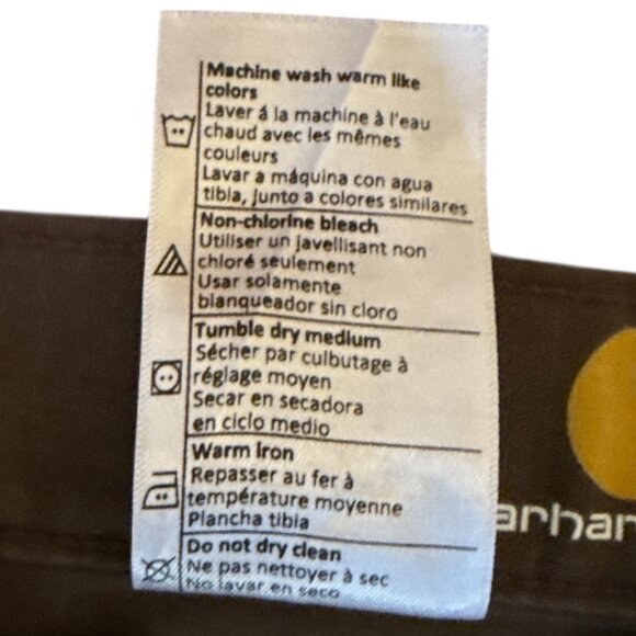 NWT Carhartt Men's Relaxed Fit Ripstop Cargo Work Pant Brown - Picture 6 of 7